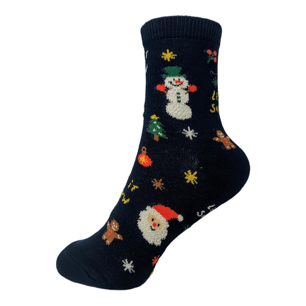 Let it Snow Printed Socks