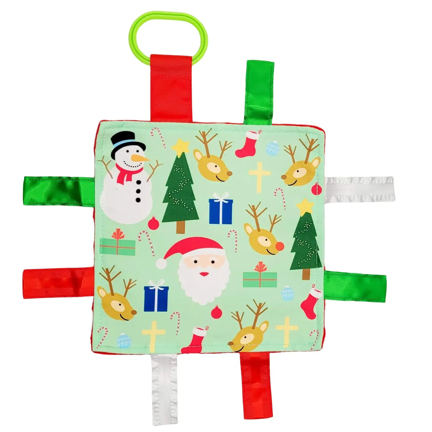 Christmas Crinkle Tag Square Toy