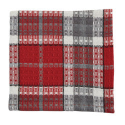 Sketchbook Snowman Plaid Dishcloth