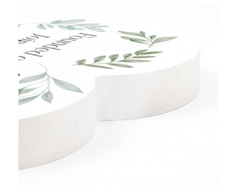 Founded on Faith Shaped Heart