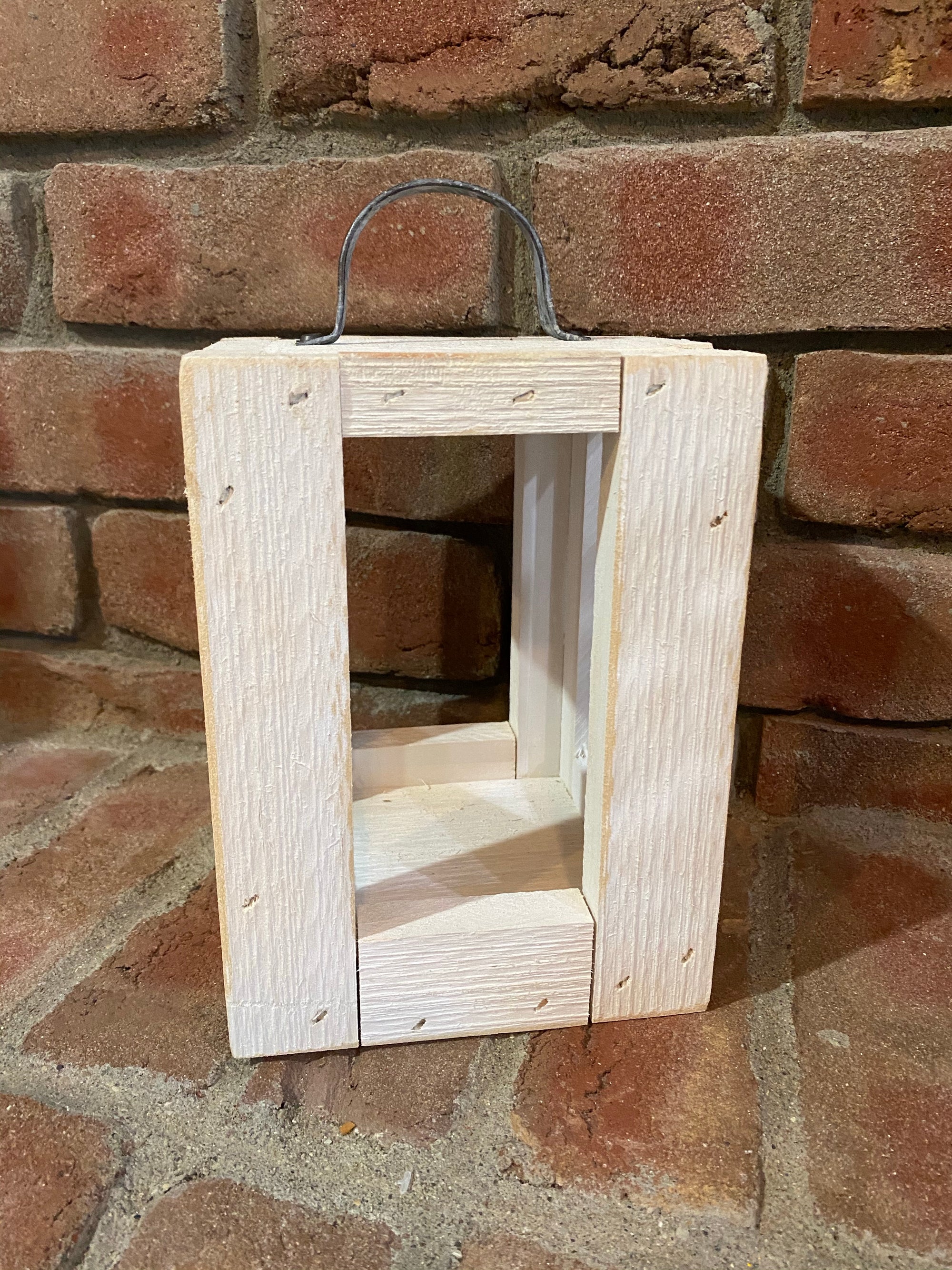 Small Lincoln Lantern - White