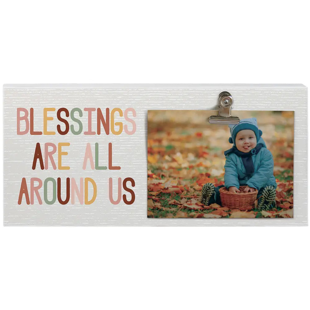 Blessings all Around Photo Clip Frame