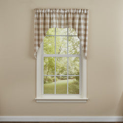 Wicklow Check Swag - Natural