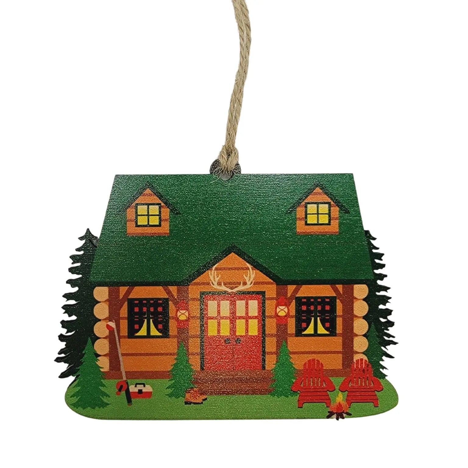 Log Cabin Ornament