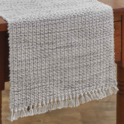 Basketweave Cotton 36” Table Runner