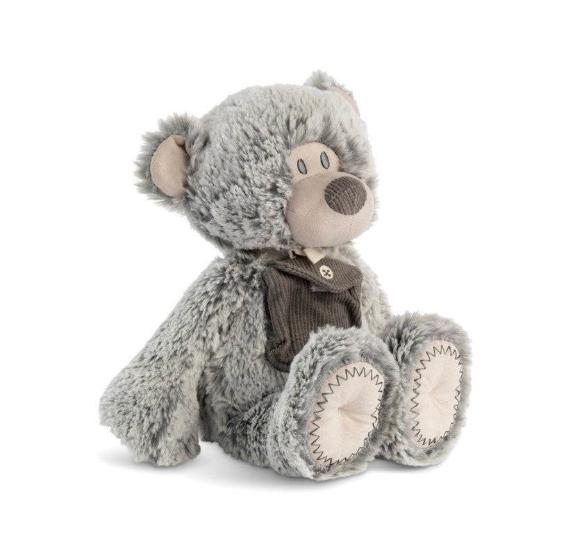 Gray Pocket Prayer Bear