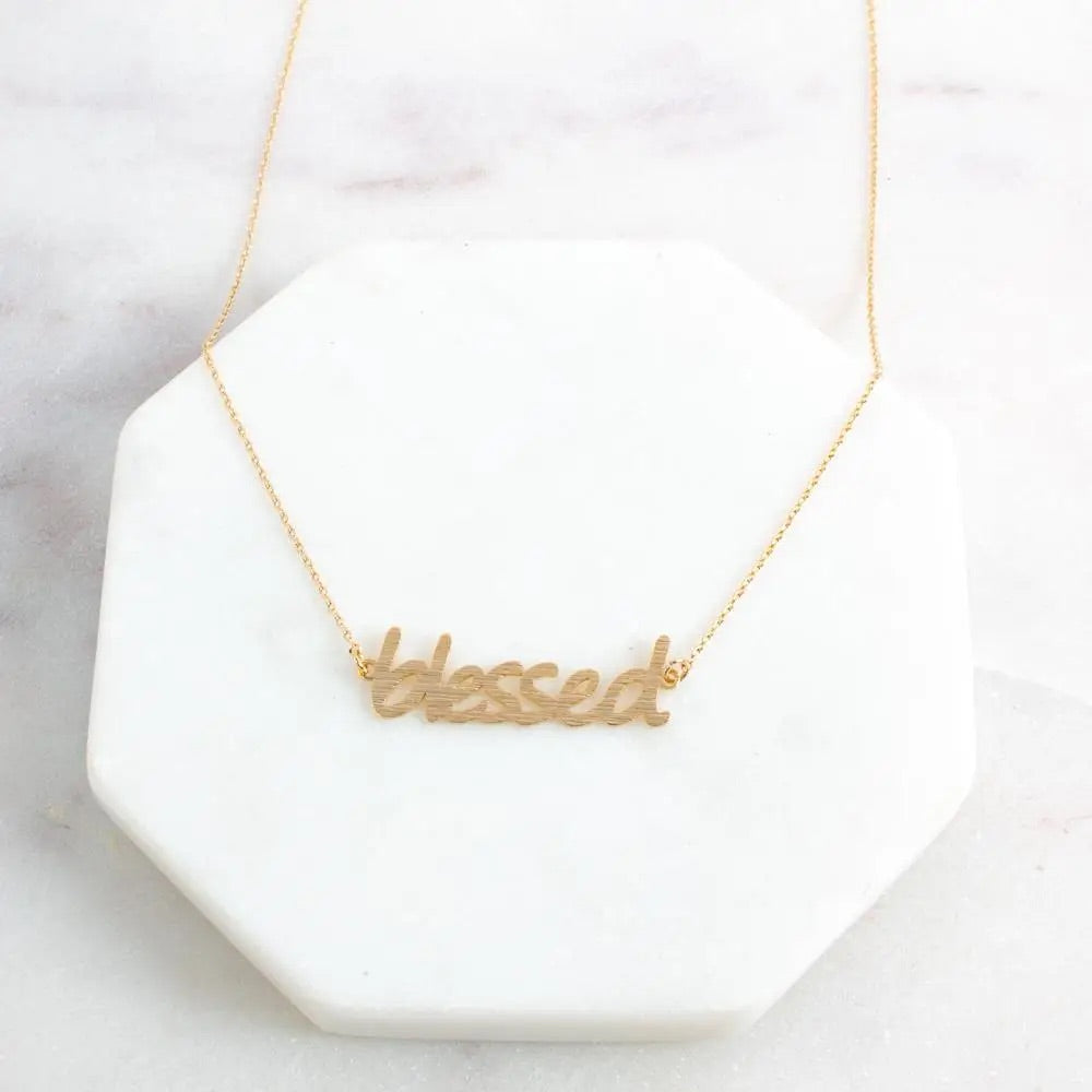 Blessed Name Necklace - 2 Styles