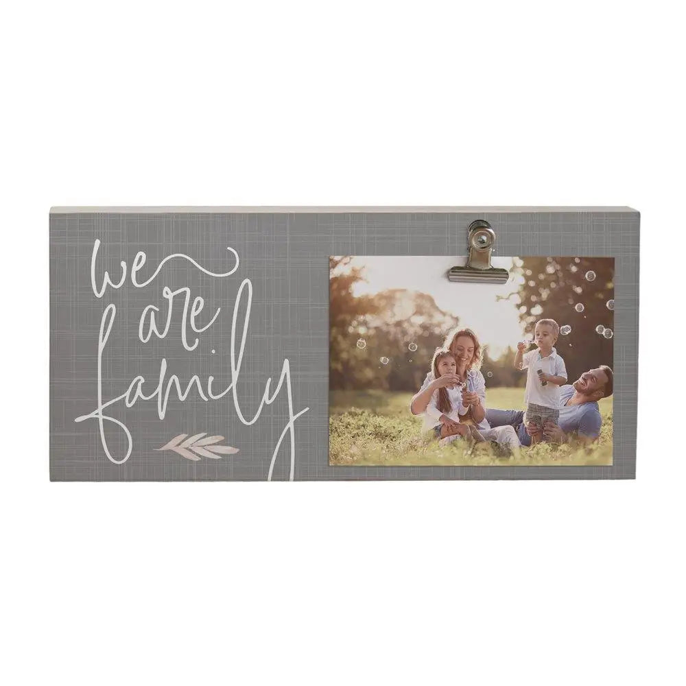 We Are Family Photo Clip Frame