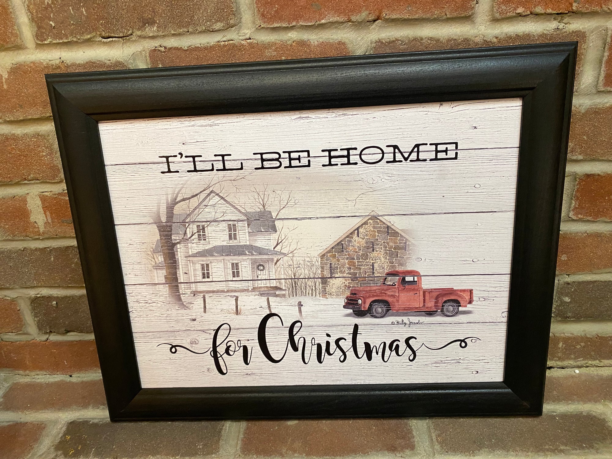 Home for Christmas Framed Print