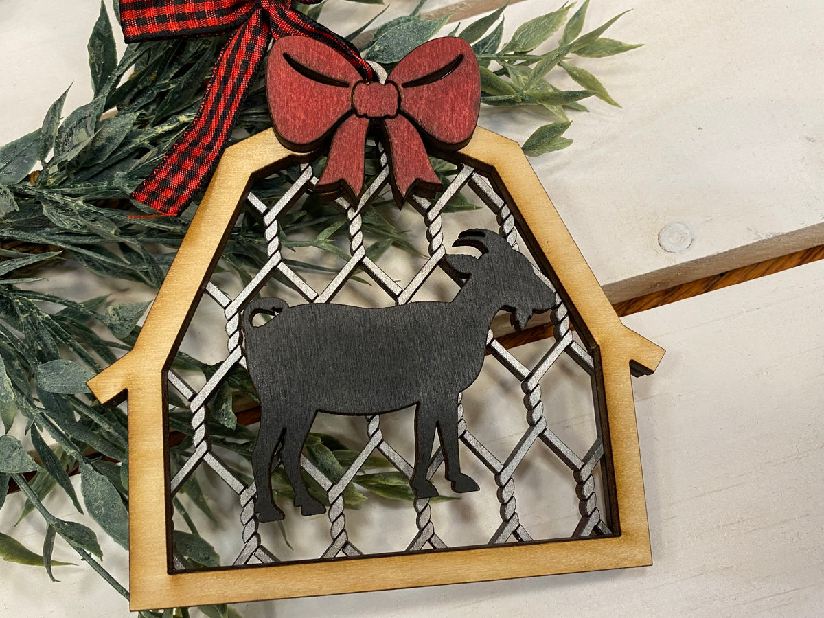 Handmade Farm Animal Ornaments - 8 Styles