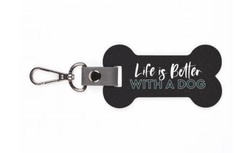 Life is Better with Dog Key Chain