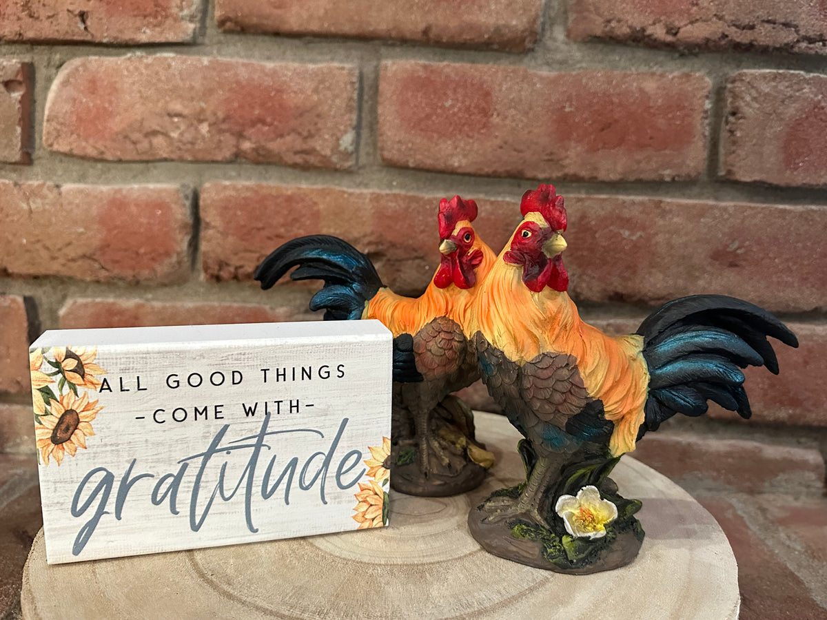 Resin Roosters - 2 Styles