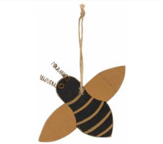 Wooden Bee Ornament