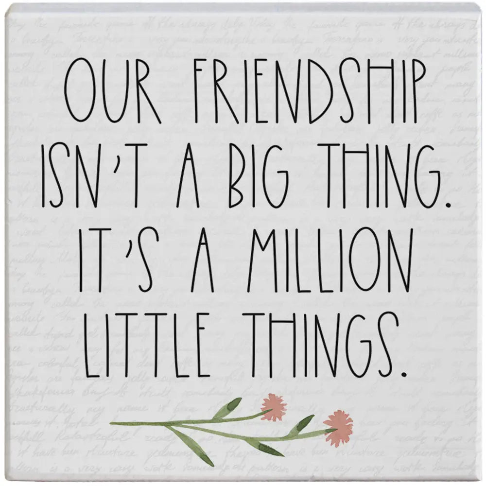 Friendship A Million Things Gift-A-Block