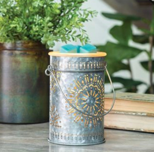 Galvanized Tin Fragrance Warmer