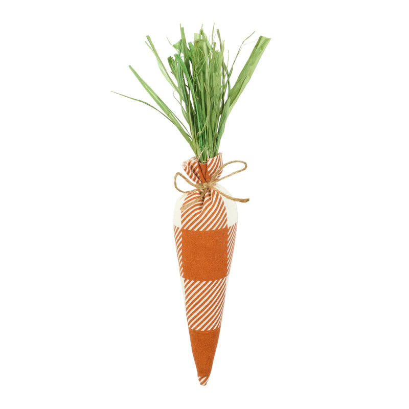 Check Fabric Carrot