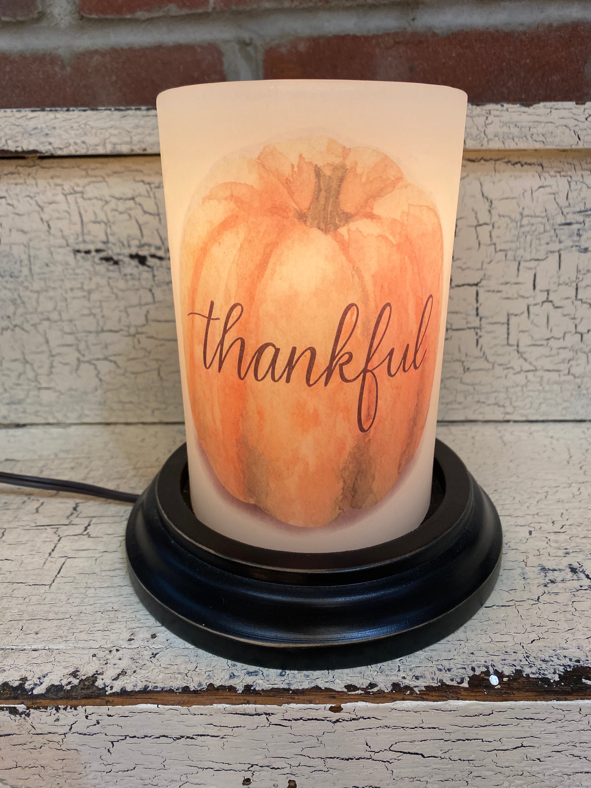 Thankful Pumpkin Candle Sleeve