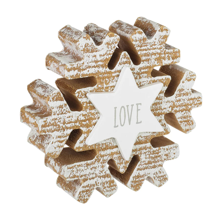 Love Shaped Snowflake