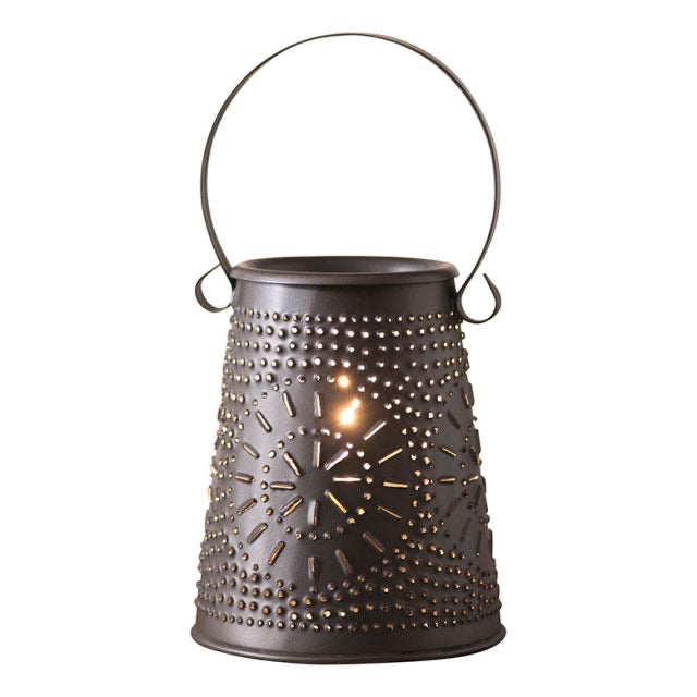 Tin Punched Top Down Candle Warmer Lantern ~ Sunshine – Sierra