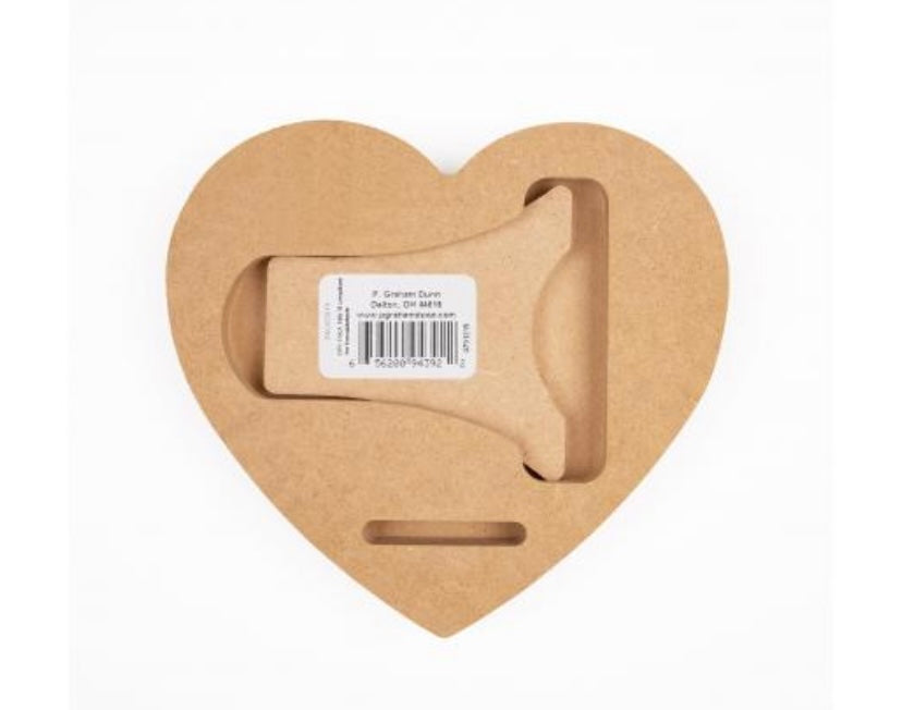 Founded on Faith Shaped Heart