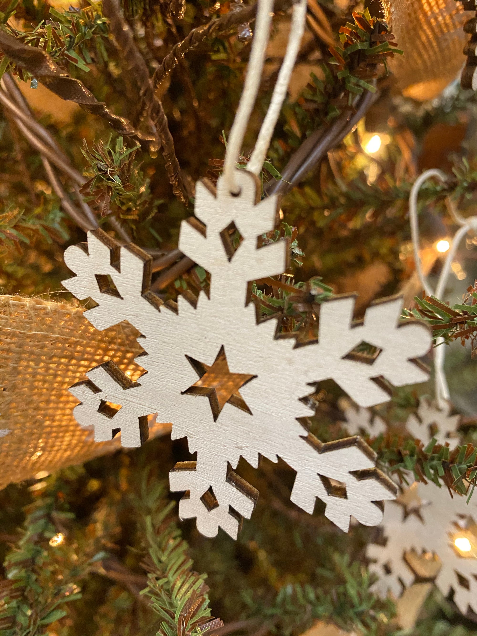 Snowflake Tags/Ornaments - Box of 24