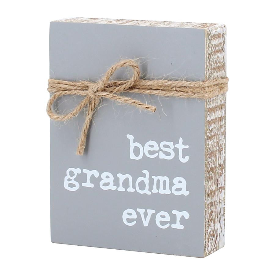 Grandma Jute Block Sign