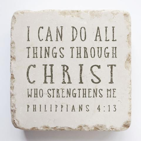 I Can Do All Things Scripture Stone