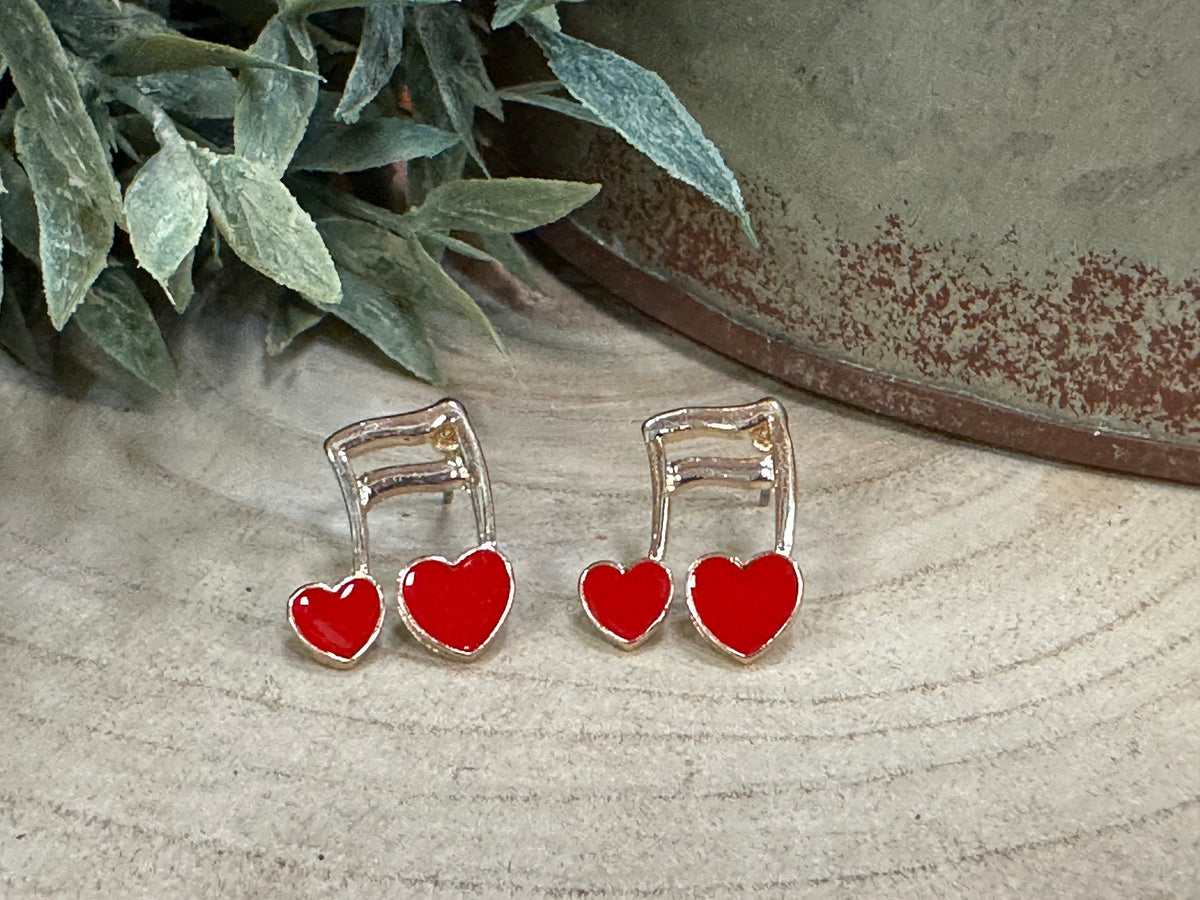 Music Lover Stud Earrings