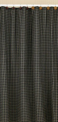 Sturbridge Shower Curtain - Black