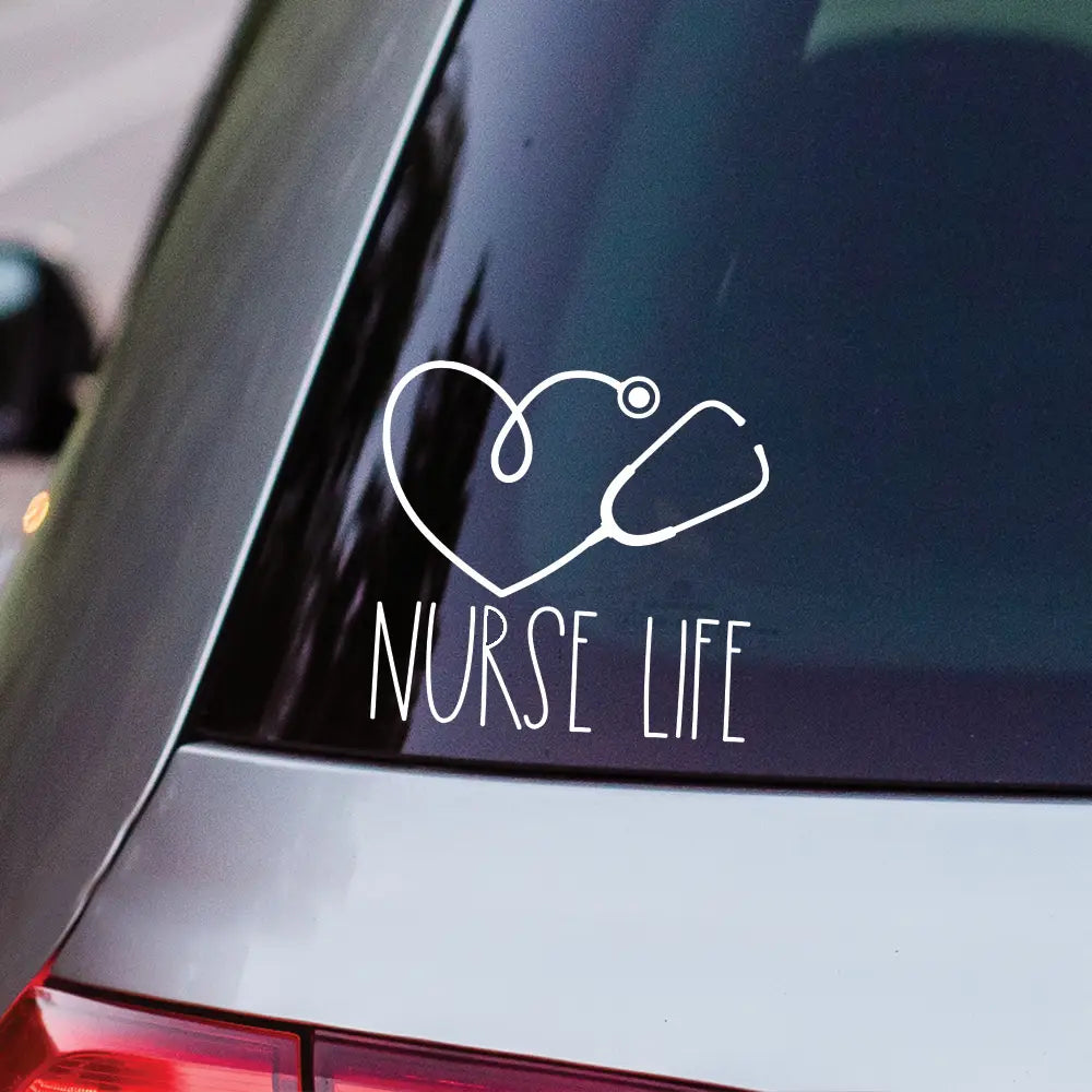 Nurse Life Vinyl Decal