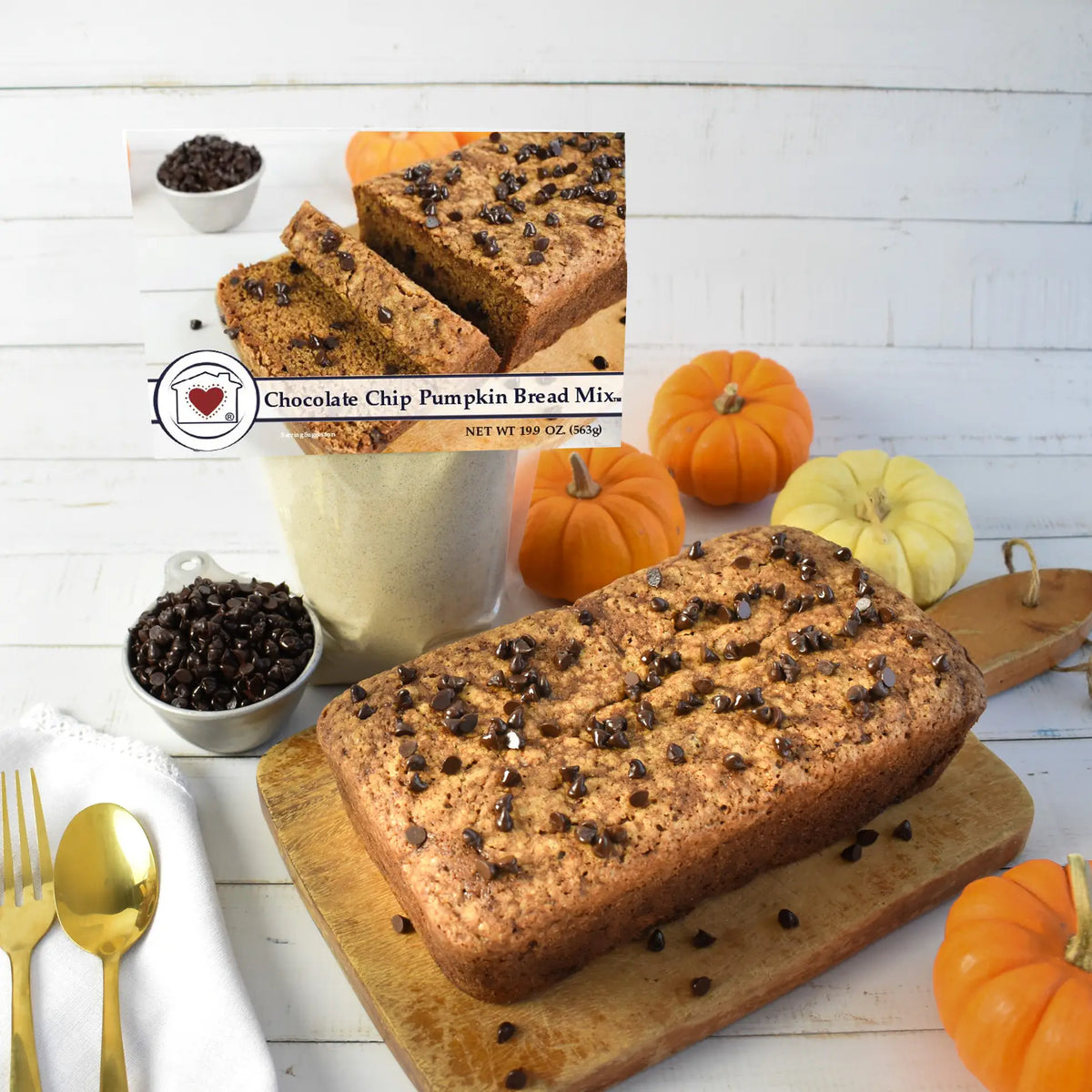Chocolate Chip Pumpkin Bread