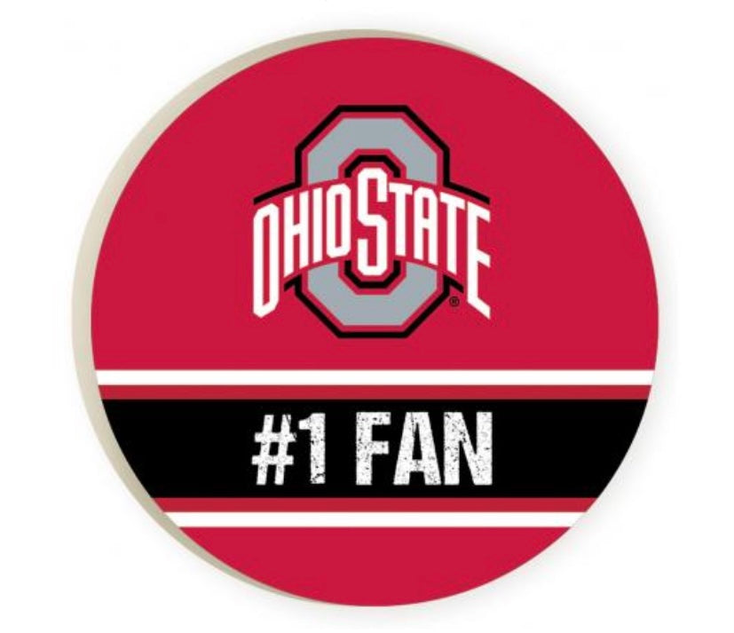 Ohio State Buckeyes Coasters. Buckeyes Drink Coaster. – C & A