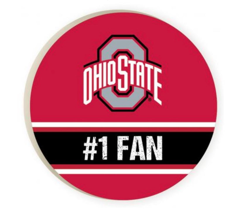 Ohio State #1 Fan Car Coaster