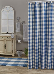 Wicklow Shower Curtain - Blue