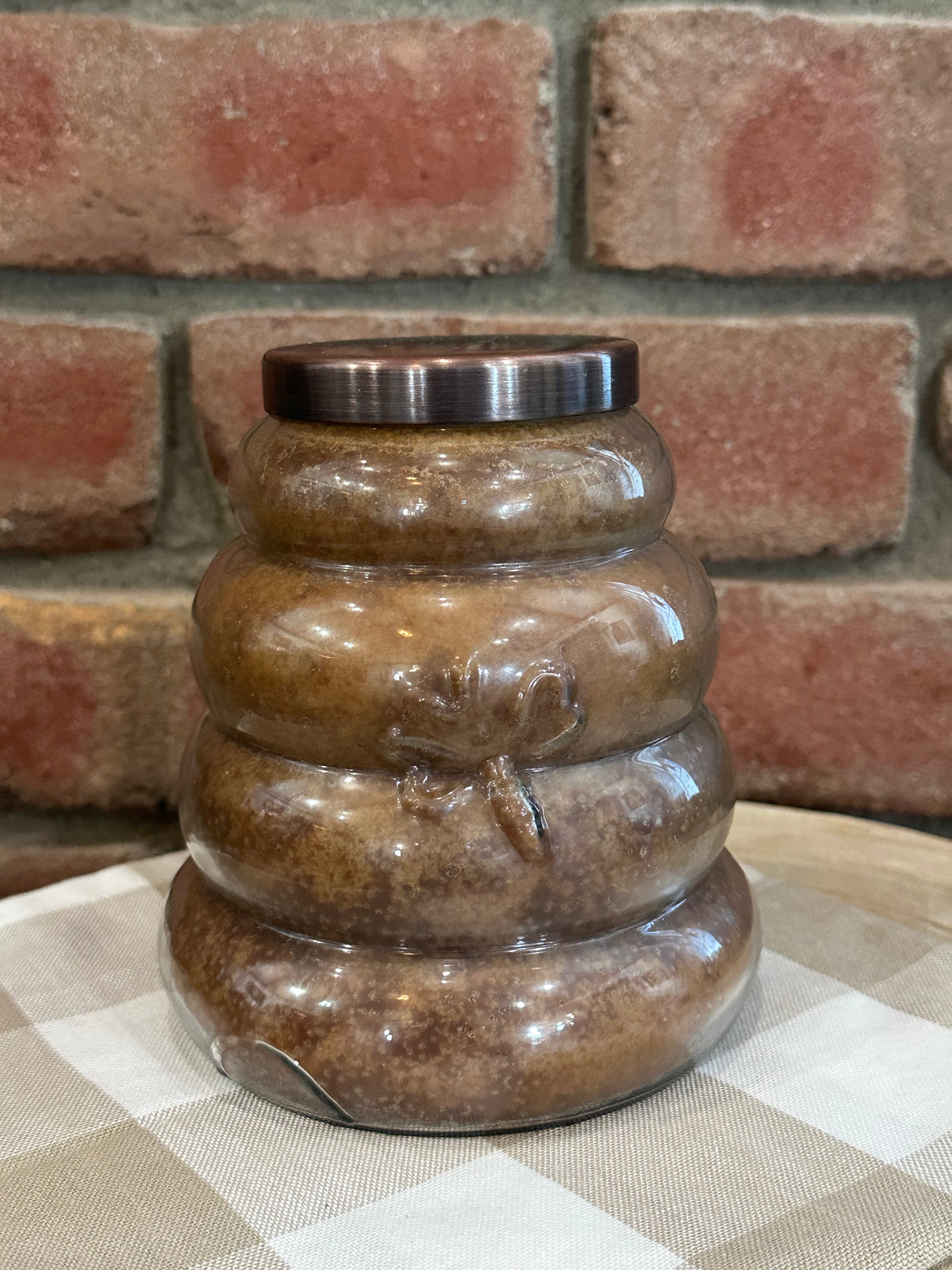 Honey Praline Clusters Beehive Candles - 2 Sizes