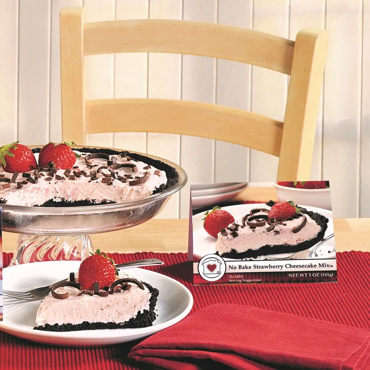 No Bake Strawberry Cheesecake Mix