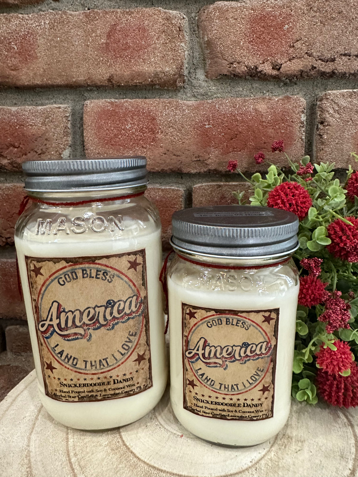 America Jar Candles - 2 Sizes