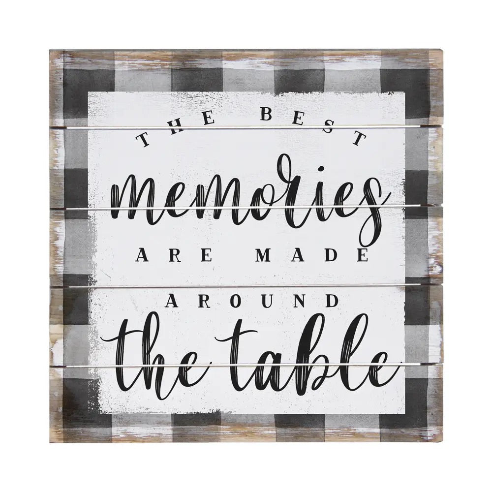 Memories Around The Table Pallet Sign