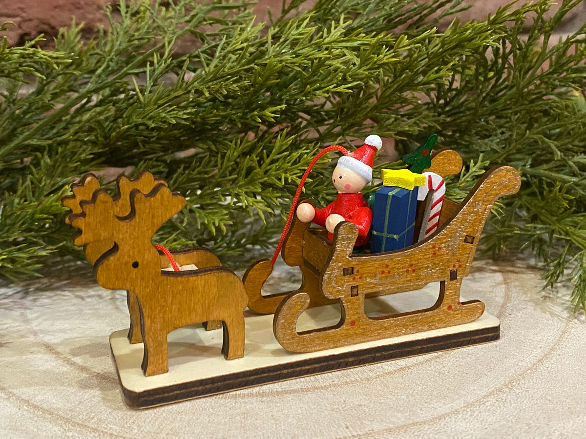 Sleigh Ornament - 2 Styles